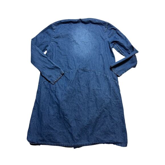 VINTAGE MORDENMISS Blue Denim/Jean Dress, size women's XL, Flowy, wide fitting - Picture 2 of 13